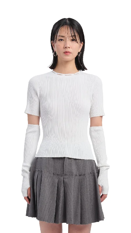 Sweater With Detachable Hand Warmer