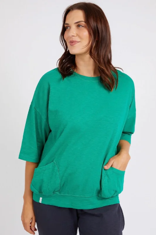 Mazie Sweatshirt - Goodness Green