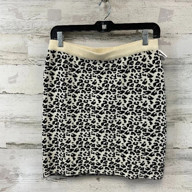 Skirt Mini & Short By Le Lis In Animal Print, Size: L