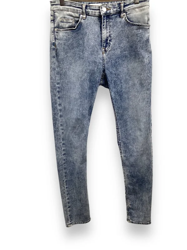 Jeans Skinny By H&m In Blue Denim, Size: 8