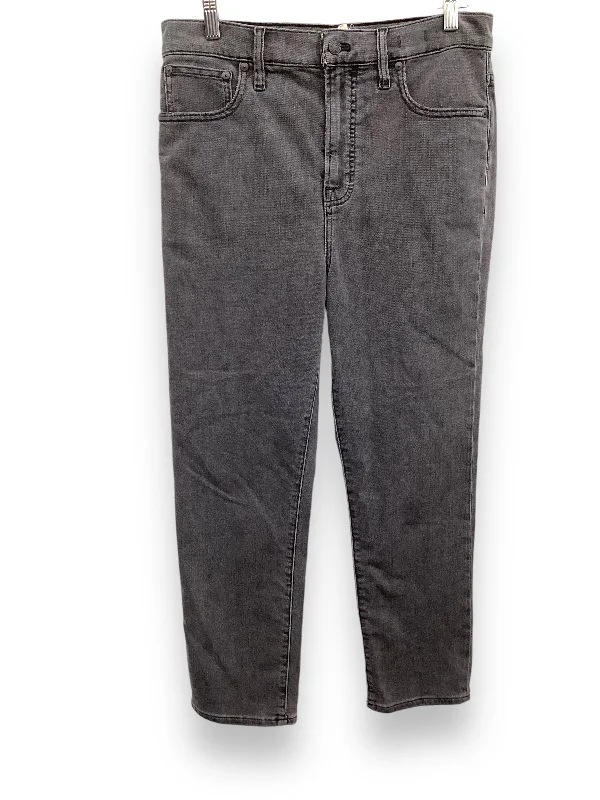 Jeans Straight By Madewell In Grey Denim, Size: 8