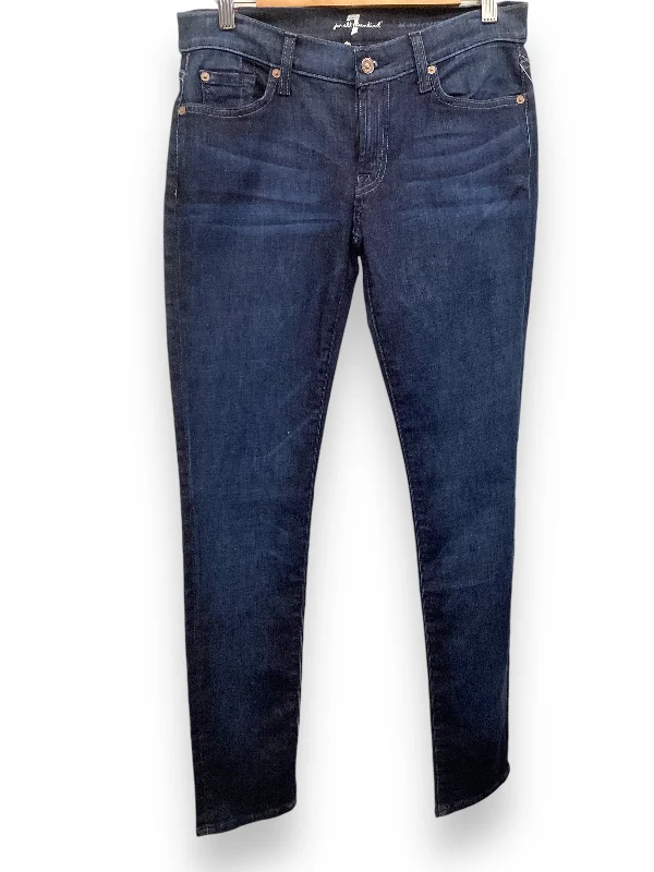 Jeans Straight By Seven For All Mankind In Denim, Size: 8