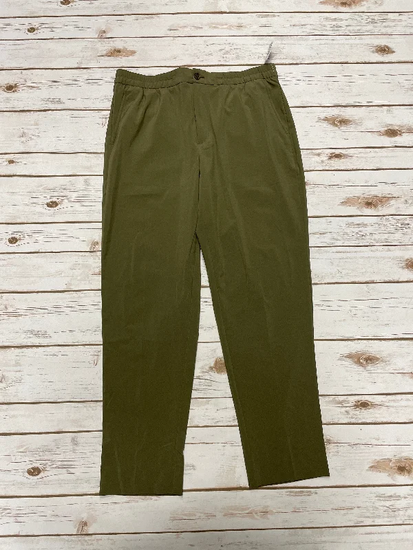 Pants Cropped By Banana Republic In Green, Size: M