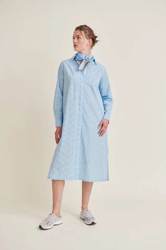 Marina Dress - Airy blue / Lotus / Birch / Classic Blue