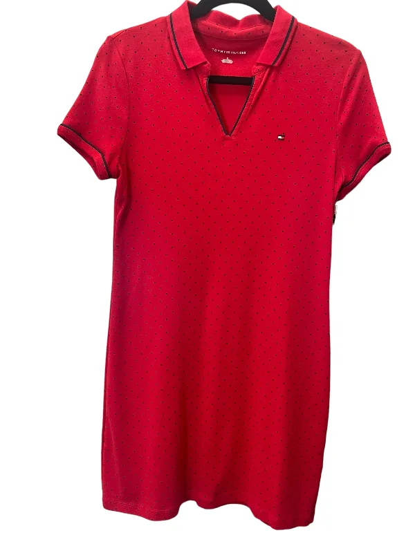 Dress Casual Short By Tommy Hilfiger In Red, Size: M