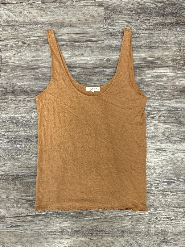 Top Sleeveless Designer By Rag And Bone In Brown, Size: S