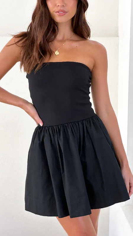 Christel Mini Dress - Black