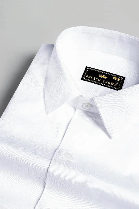 Bright White Premium Cotton Shirt