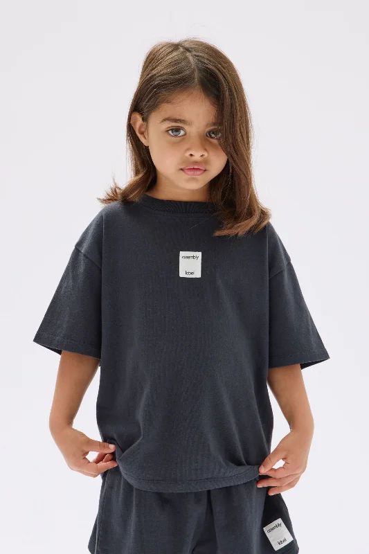 Kids Exhibit Patch Logo Tee