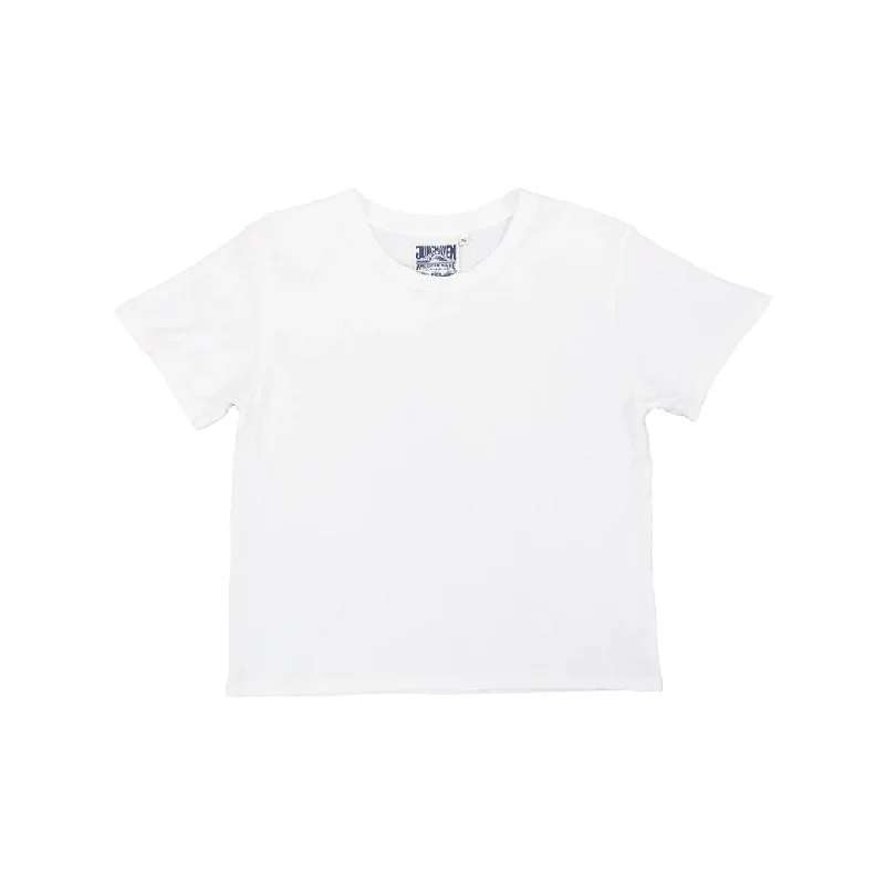 Ojai Crop Tee (Washed White)